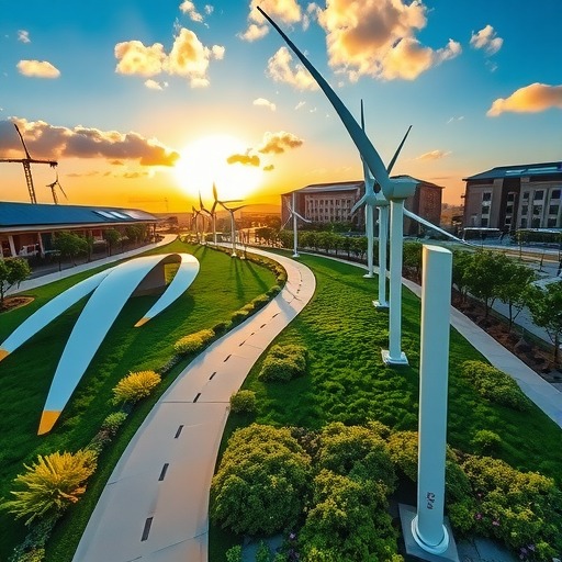 全国首个零碳园区试运行，竟然用废弃风机叶片打造景观(图1)