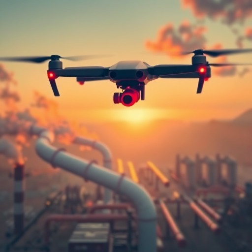 特写：无人机火眼金睛查污染 科技执法治偷排(图1)