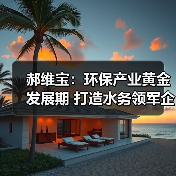 郝维宝:环保产业黄金发展期 打造水务领军企业(图3) 郝维宝:环保产业黄金发展期 打造水务领军企业(图3)