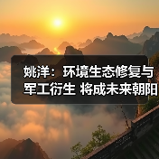 姚洋:环境生态修复与军工衍生 将成未来朝阳产业(图3) 姚洋:环境生态修复与军工衍生 将成未来朝阳产业(图3)