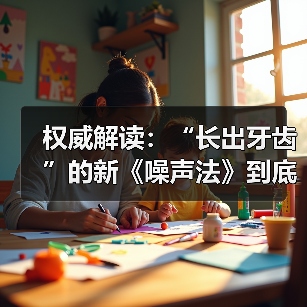 权威解读:“长出牙齿”的新《噪声法》到底有何亮点?(图4) 权威解读:“长出牙齿”的新《噪声法》到底有何亮点?(图4)