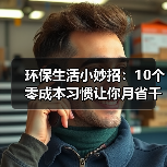 环保生活小妙招：10个零成本习惯让你月省千元（图1）