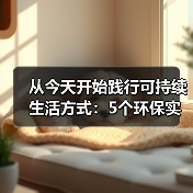 从今天开始践行可持续生活方式:5个环保实用指南(图3) 从今天开始践行可持续生活方式:5个环保实用指南(图3)