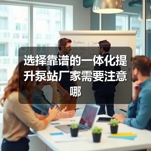 选择靠谱的一体化提升泵站厂家需要注意哪些要点(图2) 选择靠谱的一体化提升泵站厂家需要注意哪些要点