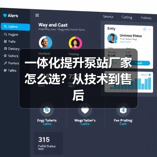 一体化提升泵站厂家怎么选?从技术到售后一次说清(图1) 一体化提升泵站厂家怎么选?从技术到售后一次说清