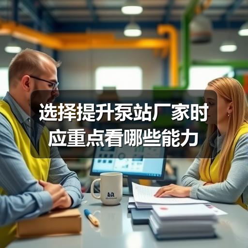 选择提升泵站厂家时应重点看哪些能力