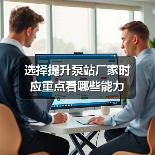选择提升泵站厂家时应重点看哪些能力