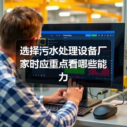 选择污水处理设备厂家时应重点看哪些能力