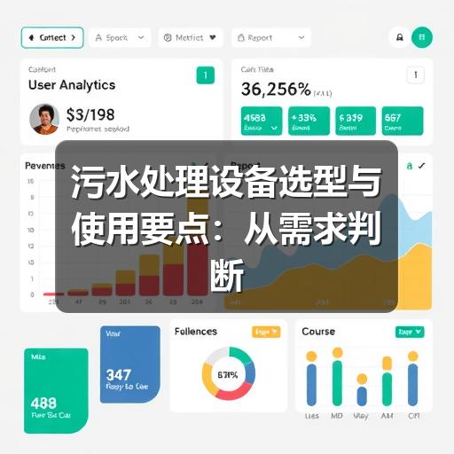 污水处理设备选型与使用要点:从需求判断到运行维护(图1) 污水处理设备选型与使用要点:从需求判断到运行维护