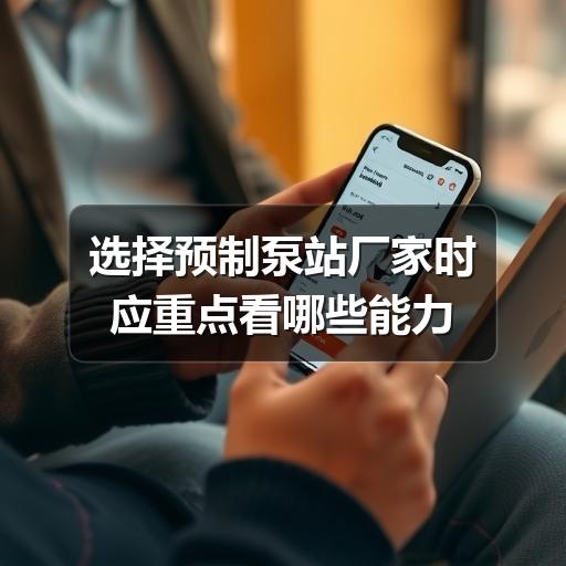 选择预制泵站厂家时应重点看哪些能力(图1) 选择预制泵站厂家时应重点看哪些能力