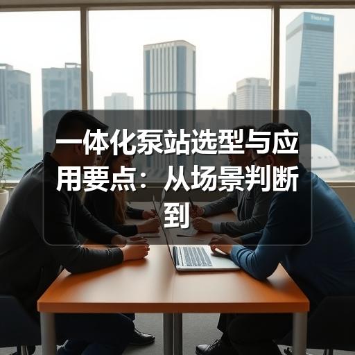 一体化泵站选型与应用要点:从场景判断到维护注意事项(图1) 一体化泵站选型与应用要点:从场景判断到维护注意事项