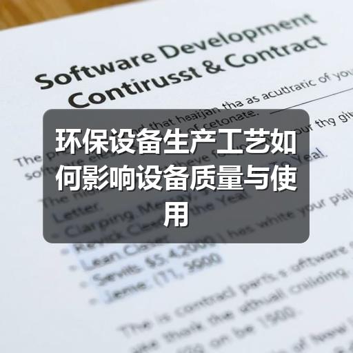 环保设备生产工艺如何影响设备质量与使用效果