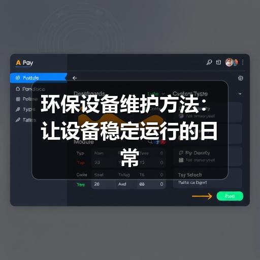 环保设备维护方法：让设备稳定运行的日常管理要点