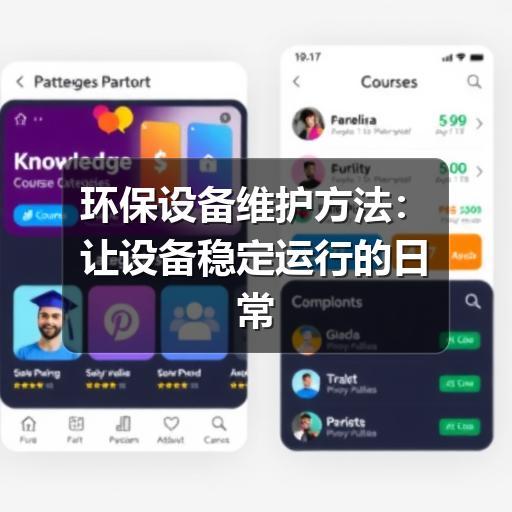 环保设备维护方法：让设备稳定运行的日常管理要点