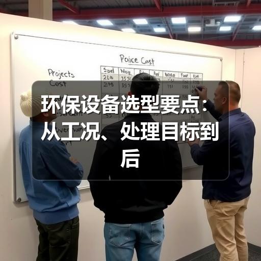 环保设备选型要点：从工况、处理目标到后期维护的实用指南