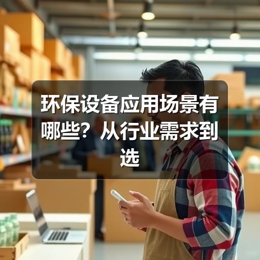 环保设备应用场景有哪些？从行业需求到选型思路的实用说明