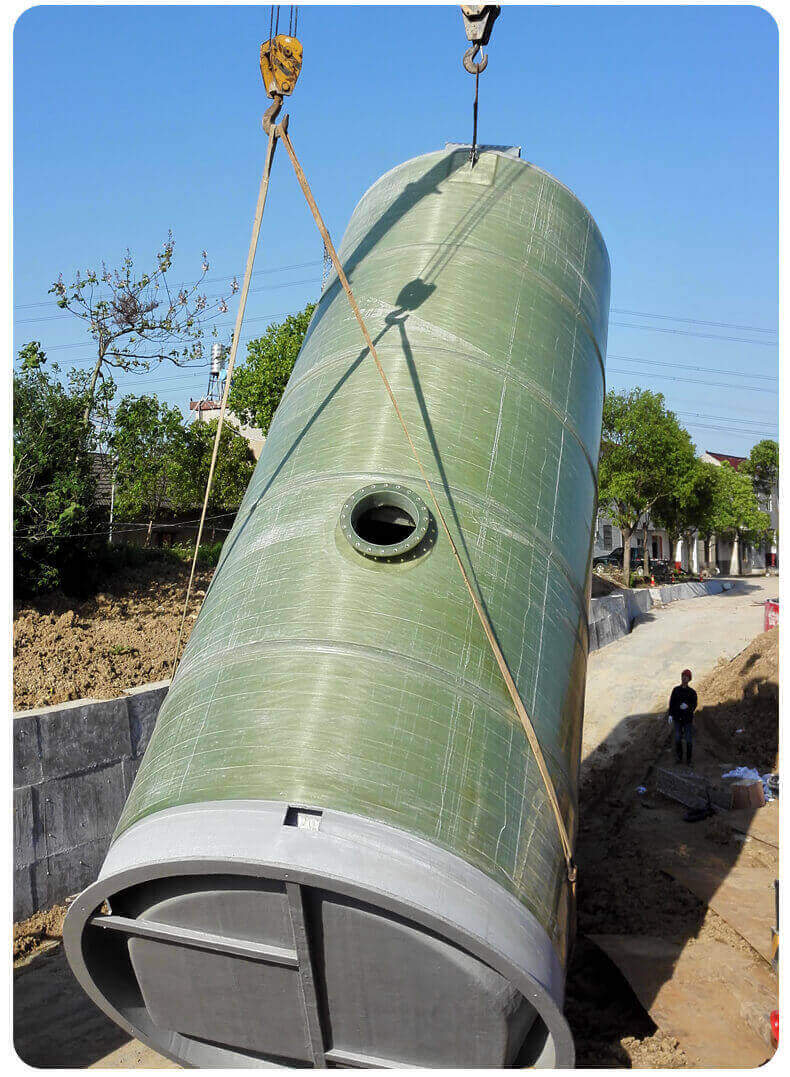 一体化泵站+玻璃钢成套设备：农林与工业污水治理的“绿色护盾”(图1)