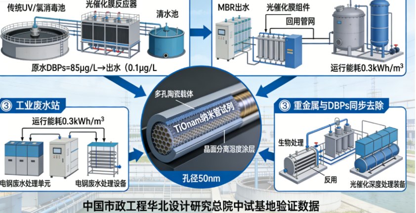 光催化技术新突破:水中消毒副产物实现“原位消除”,净化效率提升70倍(图3) 光催化技术新突破:水中消毒副产物实现“原位消除”,净化效率提升70倍(图3)