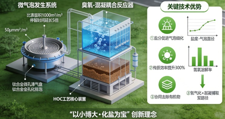 全网独家!攻克高盐工业废水世界难题,中国科学家揭开微气泡臭氧协同处理的神秘“双面效应”(图2) 全网独家!攻克高盐工业废水世界难题,中国科学家揭开微气泡臭氧协同处理的神秘“双面效应”(图2)