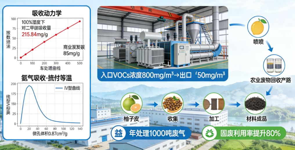 揭秘!中国科学家变废为宝,用柚子皮打造“超级海绵”,高效“捕捉”工业废气(图3) 揭秘!中国科学家变废为宝,用柚子皮打造“超级海绵”,高效“捕捉”工业废气(图3)