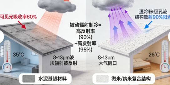 重磅突破!东南大学研发出“超冷水泥”,建筑不用空调也能全天自降温!(图2) 重磅突破!东南大学研发出“超冷水泥”,建筑不用空调也能全天自降温!(图2)