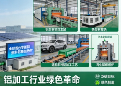 重大突破！全球首台零碳氨燃料铝棒加热炉在佛山发布，铝加工行业迎来绿色革命！