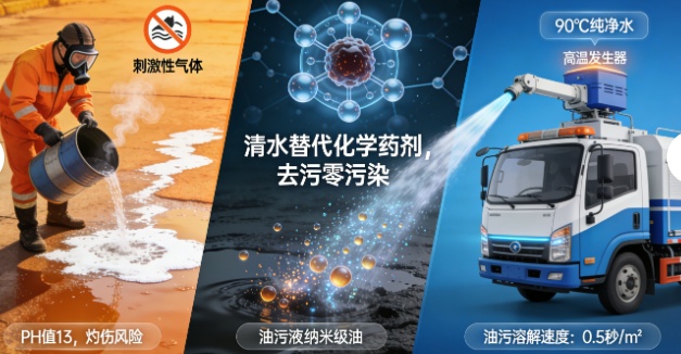 爆了!不烧碱、不飞溅、零污染?盈峰环境这台“清洁怪兽”问世,地面油污秒没!环卫工要失业?(图1) 爆了!不烧碱、不飞溅、零污染?盈峰环境这台“清洁怪兽”问世,地面油污秒没!环卫工要失业?(图1)