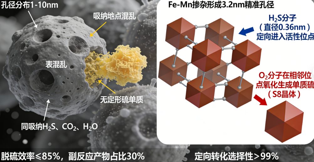 实测有效!硫化物残留低于亿分之五!昆明理工这项“动态择形”催化技术,为工业“毒气”戴上精准“紧箍咒”!(图1) 实测有效!硫化物残留低于亿分之五!昆明理工这项“动态择形”催化技术,为工业“毒气”戴上精准“紧箍咒”!(图1)