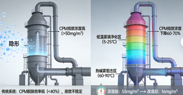 实测有效!揭秘分级喷雾新技术,湿法脱硫协同脱除可凝结颗粒物效率提升超60%(图1) 实测有效!揭秘分级喷雾新技术,湿法脱硫协同脱除可凝结颗粒物效率提升超60%(图1)